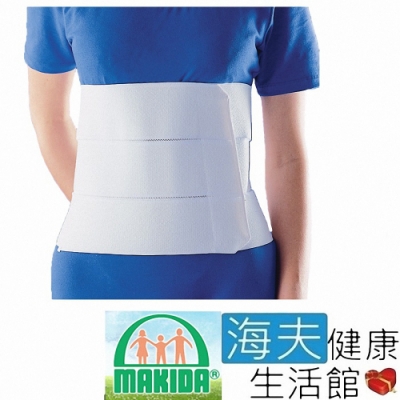 MAKIDA醫療用束帶 未滅菌 海夫健康生活館 吉博 自粘式 束腹帶-22.5cm L/XL 116-1L