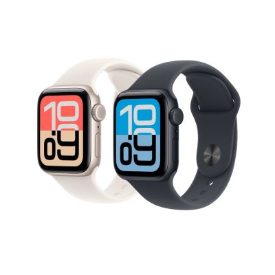 Apple Watch  SE 3 GPS 40mm 鋁金屬錶殼+運動錶帶 - M/L