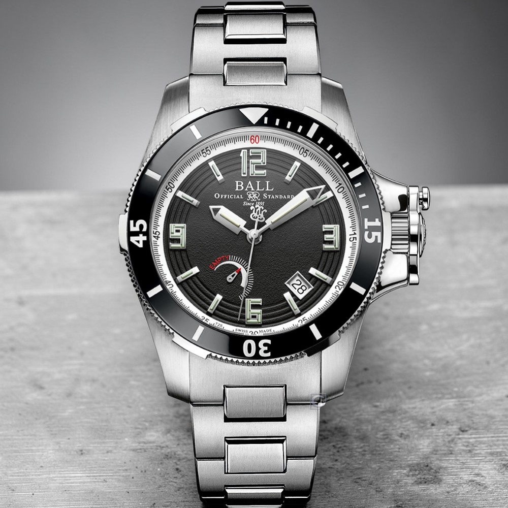 B4_BALL 波爾錶 Engineer Hydrocarbon Hunley 限量版機械腕錶-PM2096B-S1J-BK/42mm