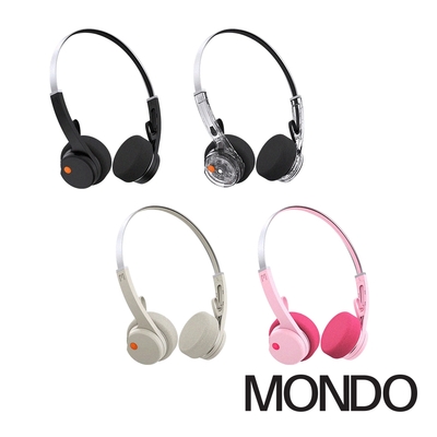 MONDO Freestyle 頭戴式藍牙耳機 黑/透明/灰褐色/粉色