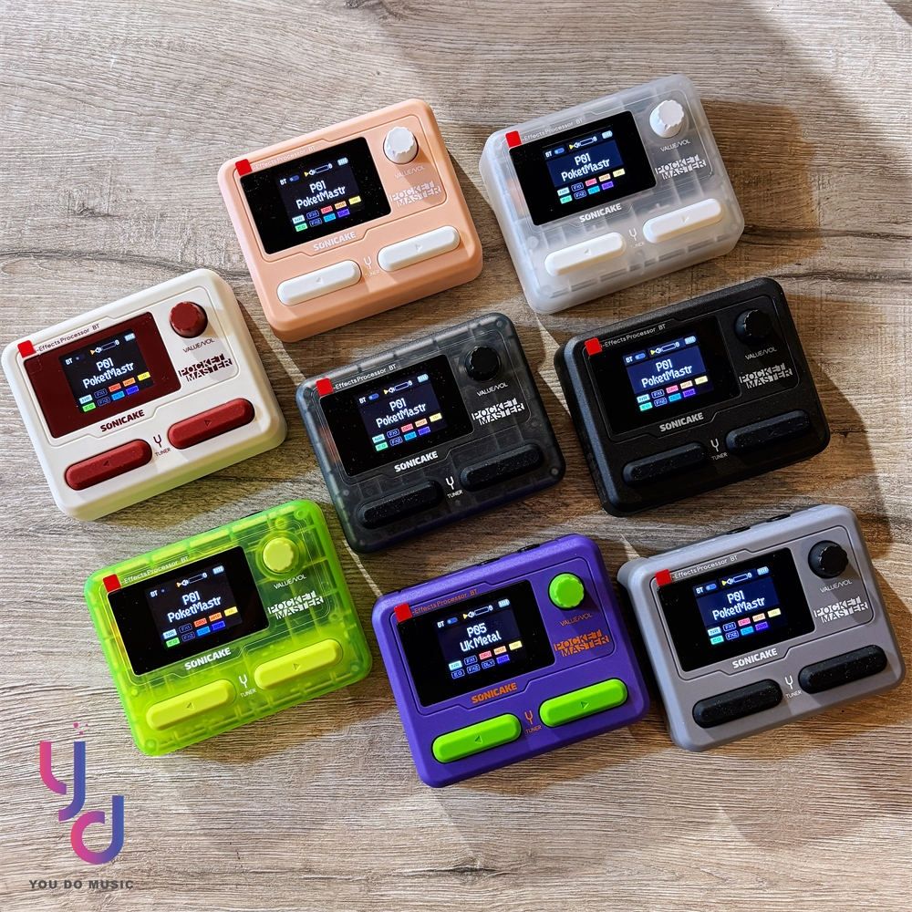 SONICAKE Pocket Master 超迷你口袋綜合效果器公司貨電吉他LOOP 破音IR