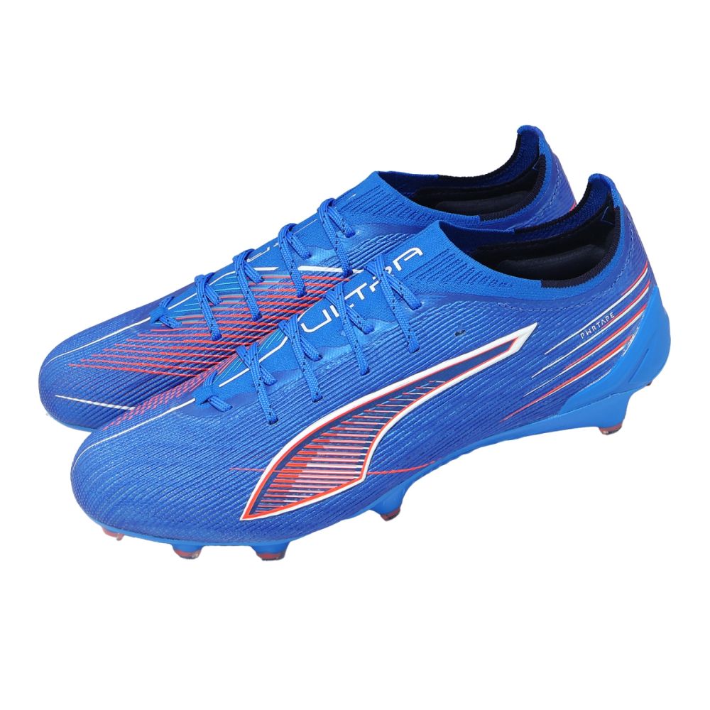 Puma 足球釘鞋 Ultra 6 Ultimate FG 男鞋 藍 白 短草皮 輕量 抓地 108557-01