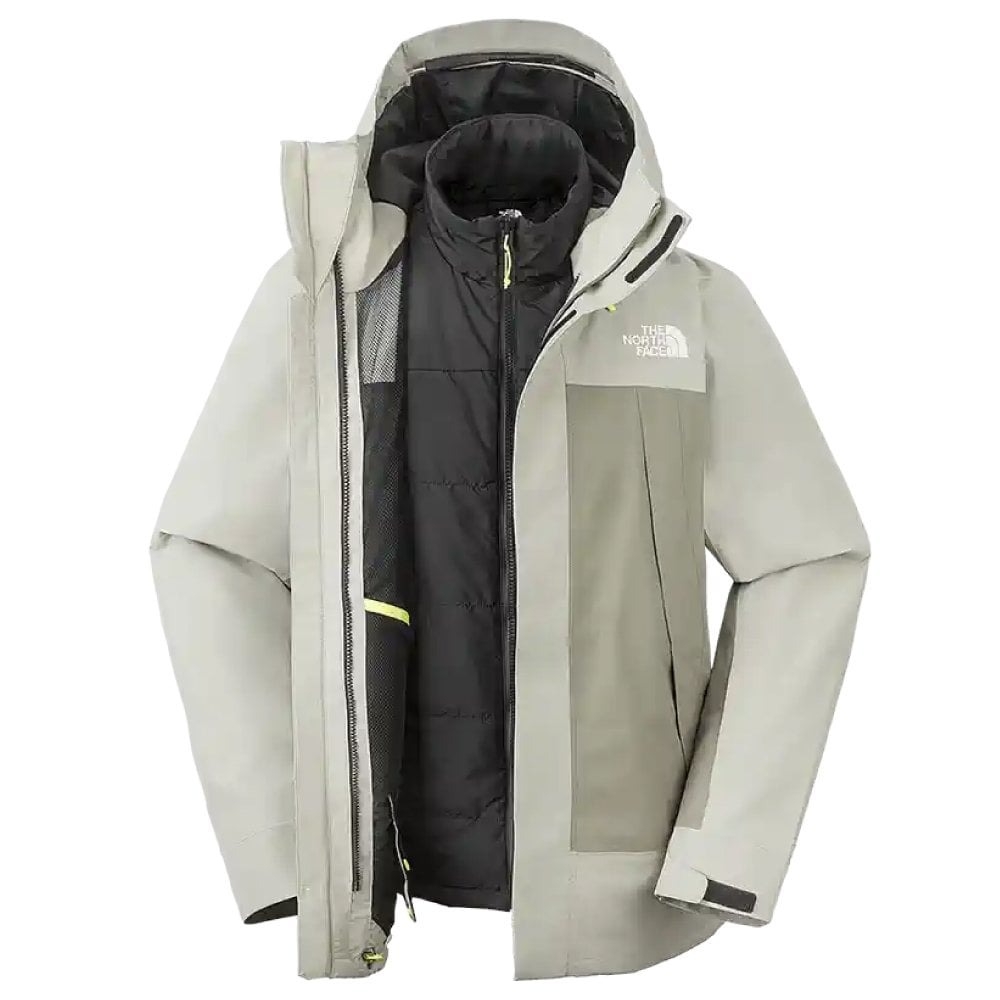 The North Face】男CLEMENT TRICLIMATE 防風防水透氣二件式連帽外套.風