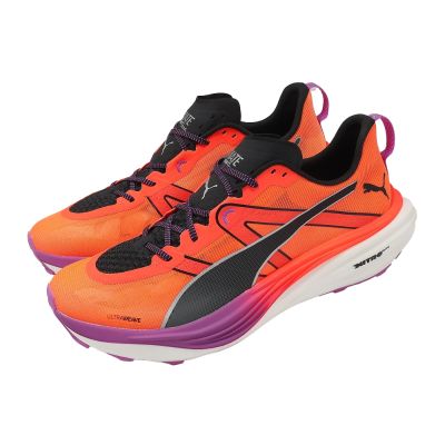 Puma 越野跑鞋 Deviate Nitro Elite Trail 男鞋 橘 碳板 310034-02