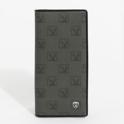 PLAYBOY - 翻蓋長夾 Debonair系列 - 灰色