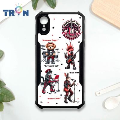 TRON iPhone XR 搖滾教室 四角防摔 機甲殼 軟硬殼 手機殼