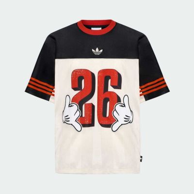 Adidas 愛迪達 Mickey Jersey KU3104 男 球衣 米黑 亞版 米奇 短袖上衣