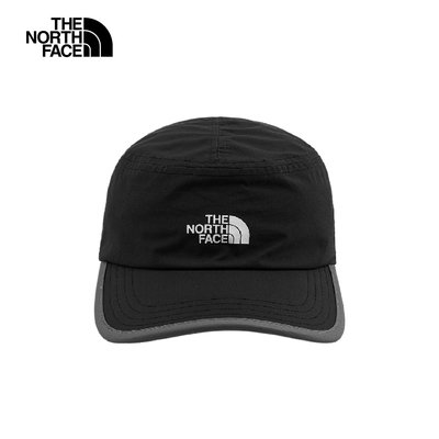 【The North Face 官方旗艦】 北面男女款黑色DryVent防水透氣運動帽｜8A28WOO