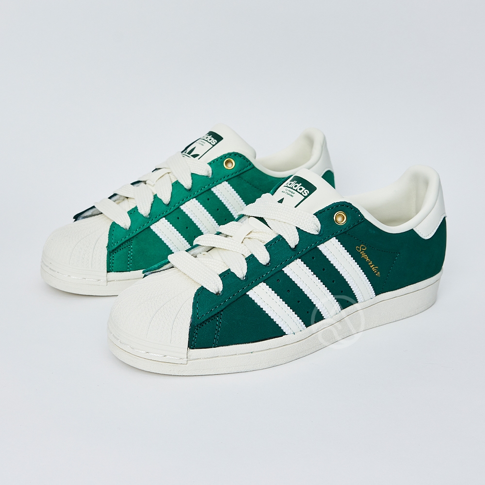 Adidas SUPERSTAR W 女鞋綠色運動鞋三葉草休閒鞋IF7672 | 休閒鞋