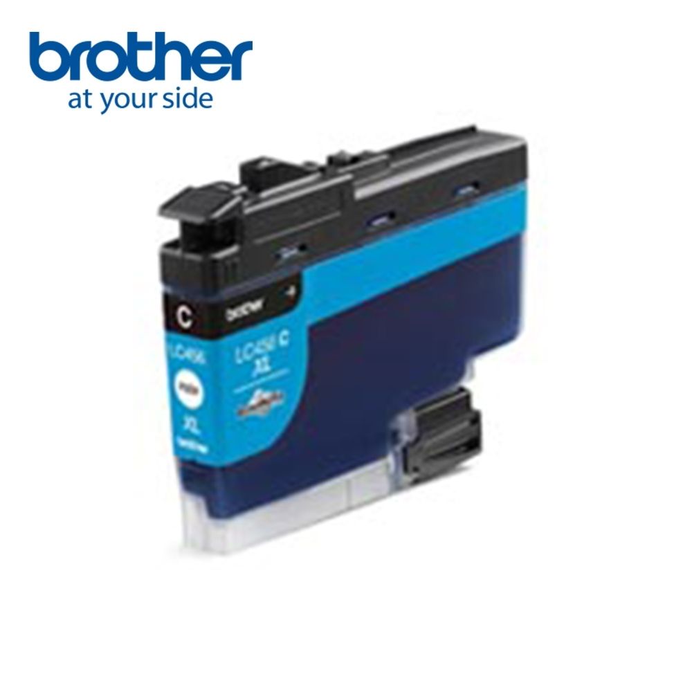 【Brother 兄弟】LC456XL-C 原廠藍色高容量墨水匣