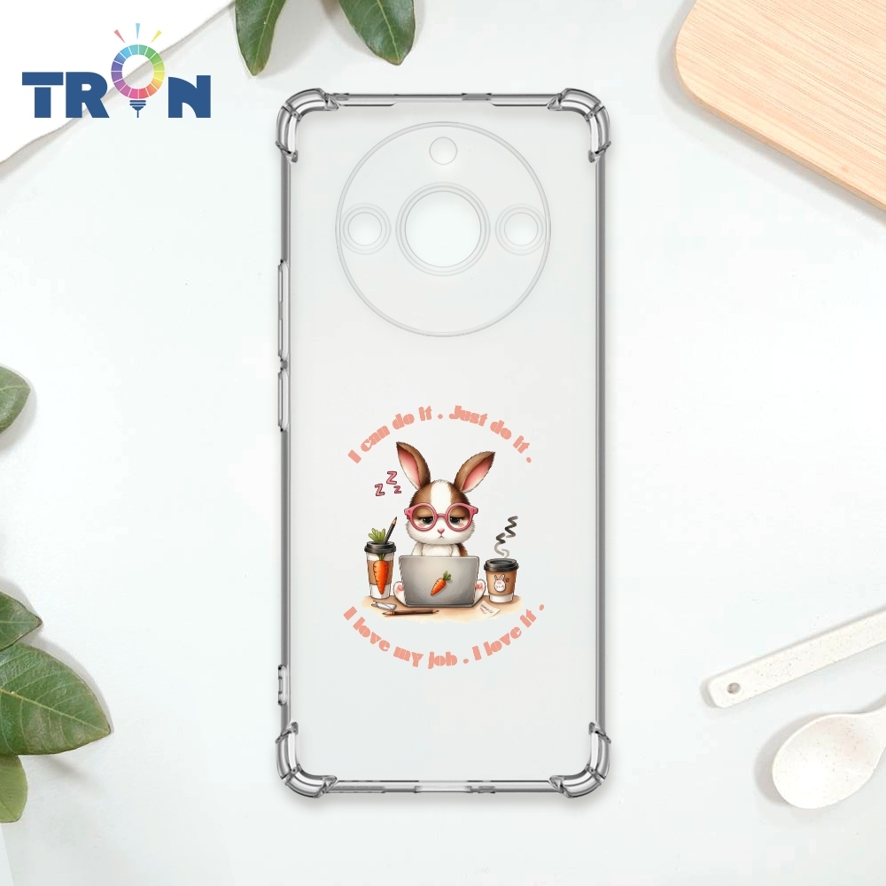 TRON REALME 11 PRO 小動物不想上班 兔狗貓鴨鼠鳥樹懶 四角防摔 軟殼 手機殼
