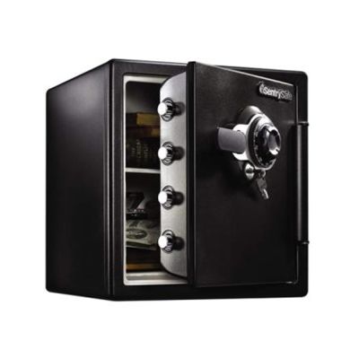 美國SentrySafe 機械式密碼鎖防火防水金庫(中) 45.3x41.5x49.1 cm /台 SFW123DTB