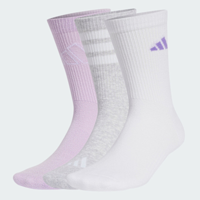 【adidas 愛迪達】 LOGO 中筒襪 3 雙入 男/女 JD5829
