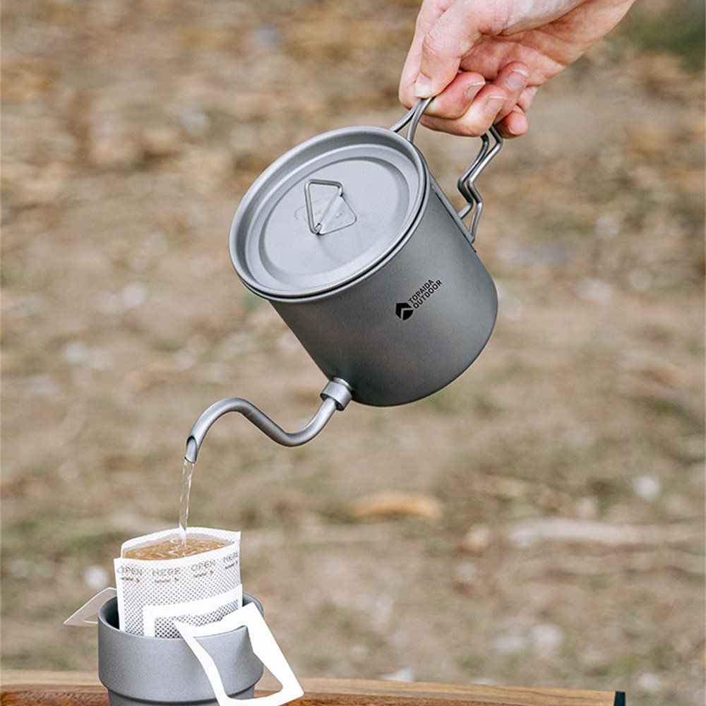 新川】純鈦可拆折疊手沖壺420ml | 手沖細口壺| Yahoo購物中心