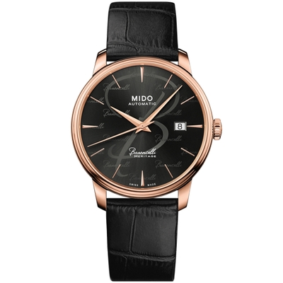 MIDO 美度 官方授權 Baroncelli 永恆系列 超薄復刻機械錶 開學換新季 送禮推薦-39mm M0274073605100