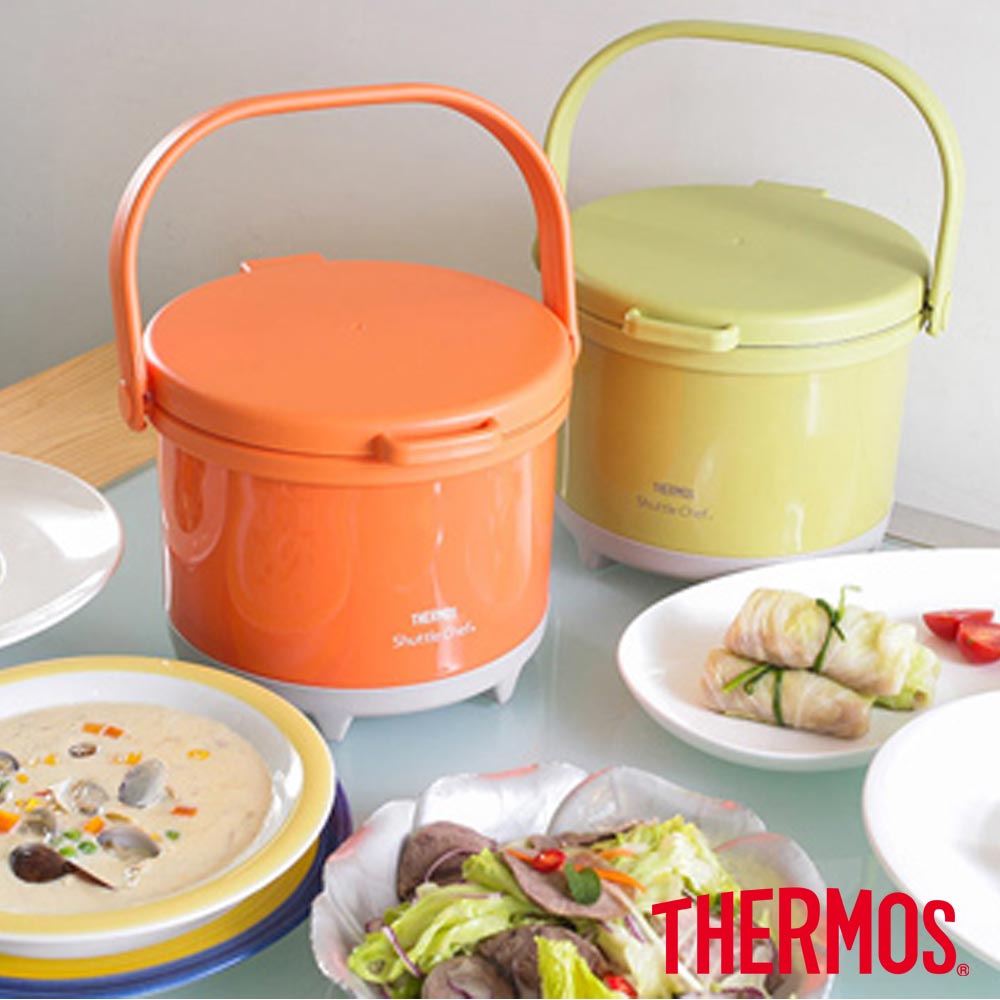 THERMOS 膳魔師彩漾燜燒鍋3000ml-橄欖綠(RPE-3000-OLV) | 鍋具| Yahoo
