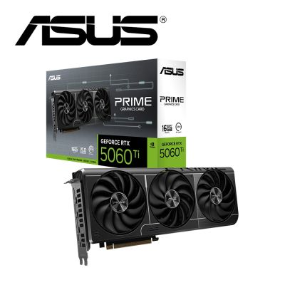 華碩 PRIME-RTX5060Ti-16G 顯示卡+華碩 AYW GAMING LC 360 ARGB LCD BK 水冷