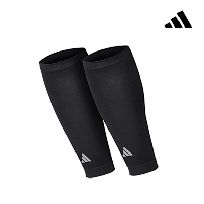 adidas 愛迪達 機能壓縮小腿套 (黑)