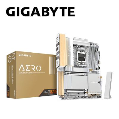 技嘉 X870E AERO X3D WOOD 主機板+DarkFlash DS900 Wood 木紋 黑 ATX機殼