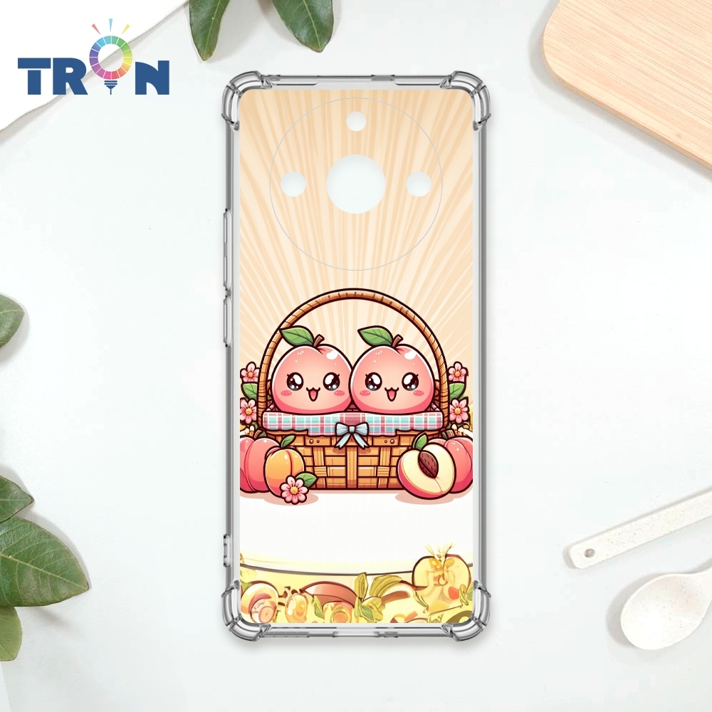 TRON REALME 11 PRO 2顆快樂的水蜜桃 四角防摔 軟殼 手機殼