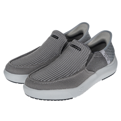 SKECHERS 男鞋 休閒系列 休閒鞋 瞬穿舒適科技 ROSSER - 210792GRY