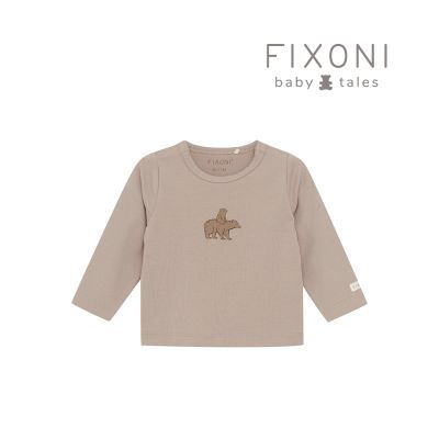 Brands4kids 北極熊褐色長袖上衣 Fixoni系列