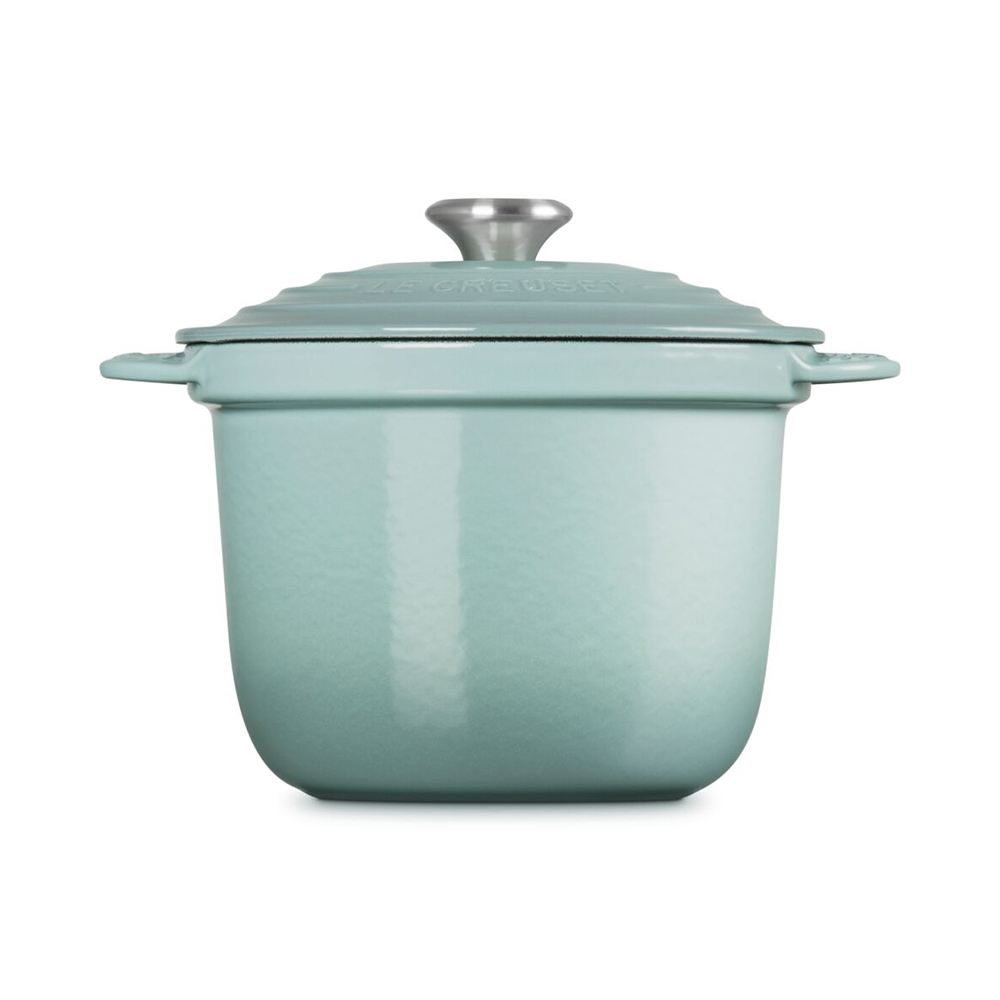 Le Creuset 萬用窈窕鑄鐵鍋20cm 2.8L 海洋之花湯鍋燉鍋(電磁爐IH爐可用