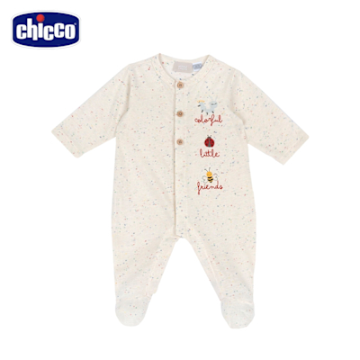 chicco官方直營-陽光果園-小昆蟲前開長袖兔裝