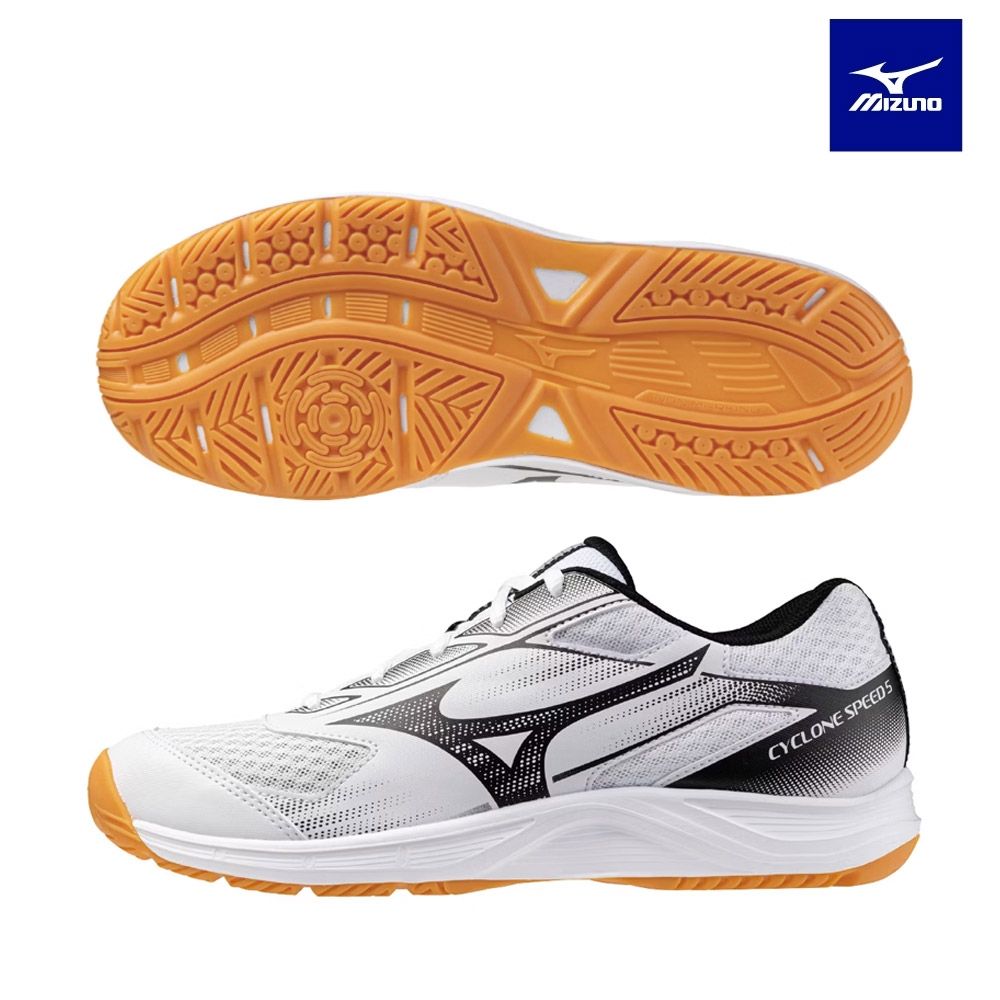 MIZUNO美津濃 CYCLONE SPEED 5 男 排球鞋-白/黑_V1GA258055