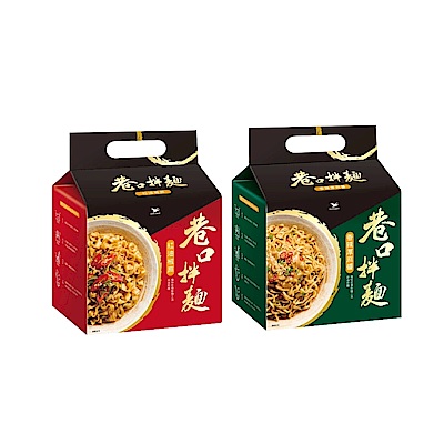 統一 巷口拌麵紅油椒麻四合一袋/香辣厚麻醬四合一袋
