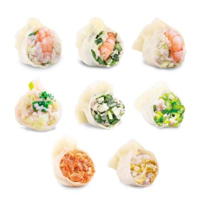 果貿吳媽家 新朋友來嚐鮮 鮮蝦×鮮肉水餃小份量3袋含運組 3袋48顆 (鮮蝦水餃2袋+鮮肉水餃1袋)