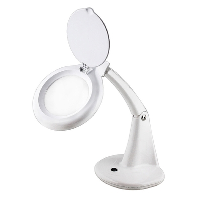 【Hamlet】福利品 3x/8D/100mm 書桌型LED護眼檯燈非球面放大鏡 E062-A8D