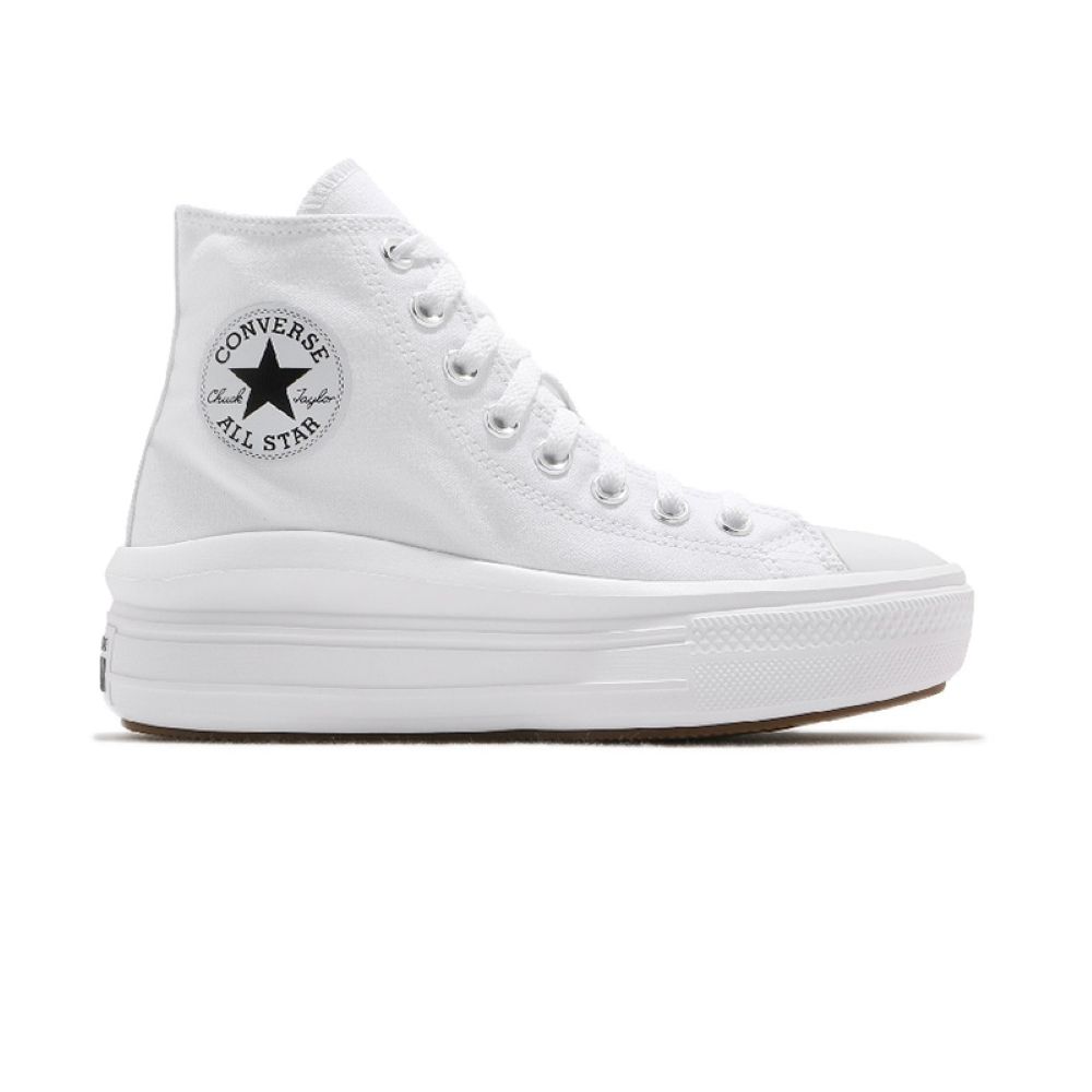 Converse Ctas Move Hi 休閒鞋 女鞋 帆布鞋 白色 厚底 增高 輕量 高筒 568498C