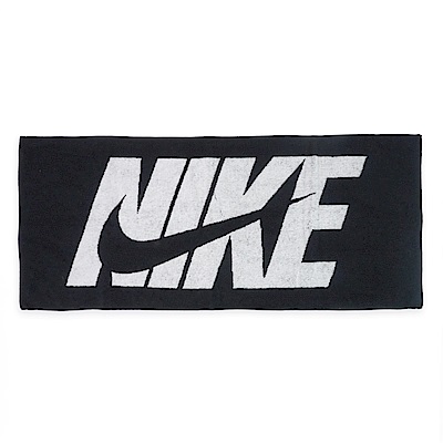 Nike Jacquard [IF0600-010] 毛巾 運動 登山 居家 80x35cm LOGO 黑