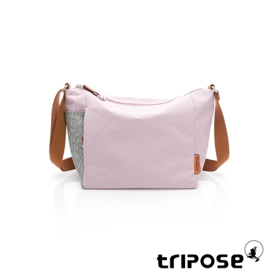 tripose漫遊系列垂墜感斜背包-小-手毬紫