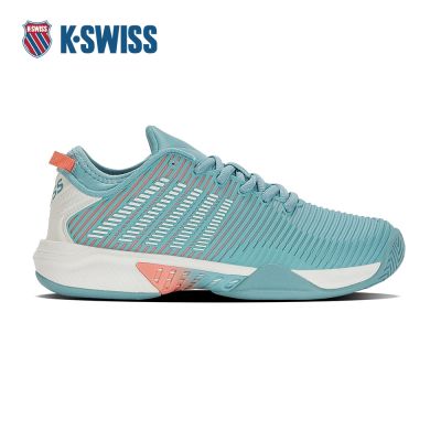 K-SWISS 休閒運動鞋 HYPERCOURT SUPREME 休閒鞋 女鞋 藍蜜桃橘色 96615-407-M