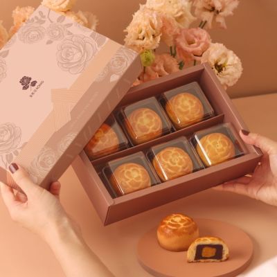 金格食品 山茶花菠蘿蛋黃酥禮盒 2入組