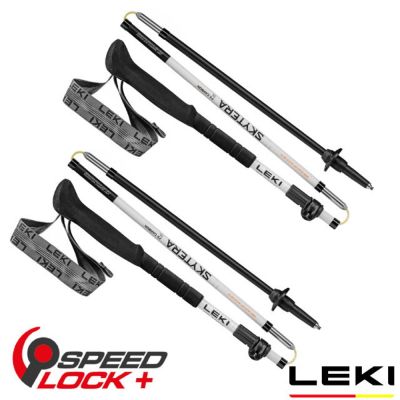 【LEKI】Skytera FX Carbon SL 長泡棉握把碳纖維折疊快扣登山杖(單支販售).枴杖/Speed Lock+鎖定裝置.CARBON管柱/ 65520661