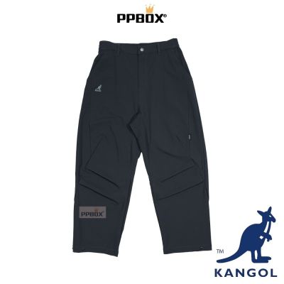 KANGOL 打摺剪裁彎刀褲 長褲 衣服 【65551540】
