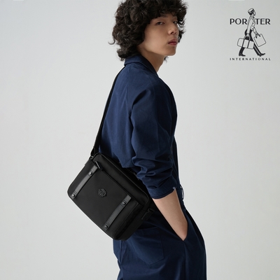 PORTER INTERNATIONAL - 都會尊爵DUKE斜背包 - 黑