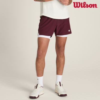 【Wilson威爾森】Tournament Short 7in Unlined 男款 服飾 短褲 皇家紅