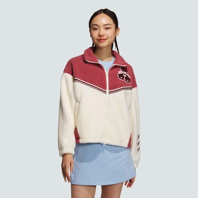 ADIDAS ORIGINALS 愛迪達 阿迪達斯 三葉草 女運動外套-米粉色 VRCT PF JKT W-JD6370