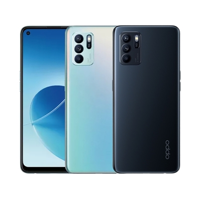 OPPO Reno 6 Pro 搭載 Snapdragon 870 八核心處理器，提供強勁效能與流暢 5G 體驗。6.5 吋 2400x1080 解析度螢幕，適合追劇與遊戲。後置 5000 萬畫素主相機，前置 3200 萬畫素自拍鏡頭，捕捉高品質影像。支援雙卡雙待 4G/5G，256GB 內建儲存空間，4500mAh 電池續航持久。輕薄設計僅 7.99mm 厚，重量 188g，灰色或藍色選擇，NCC 認證 CCAF215G0130T9，標準配備充電線。完美結合時尚與科技，升級您的智慧生活！