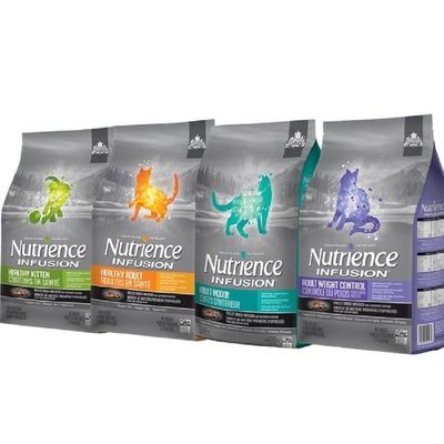 Nutrience紐崔斯INFUSION天然貓糧系列 2.27kg(5lbs)(買二件送寵喵樂-貓草玩具1個隨機)