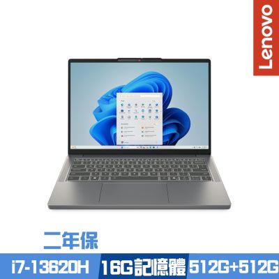 Lenovo聯想 Lenovo 聯想 IdeaPad Slim 3 83K0004MTW 14吋效能筆電 i7-13620H/8G+8G/512G+512G PCIe SSD/Win11/二年保/特仕版
