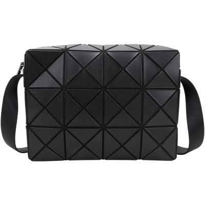 ISSEY MIYAKE 三宅一生 BAOBAO CUBOID 4x3 霧面幾何斜背包(黑色)