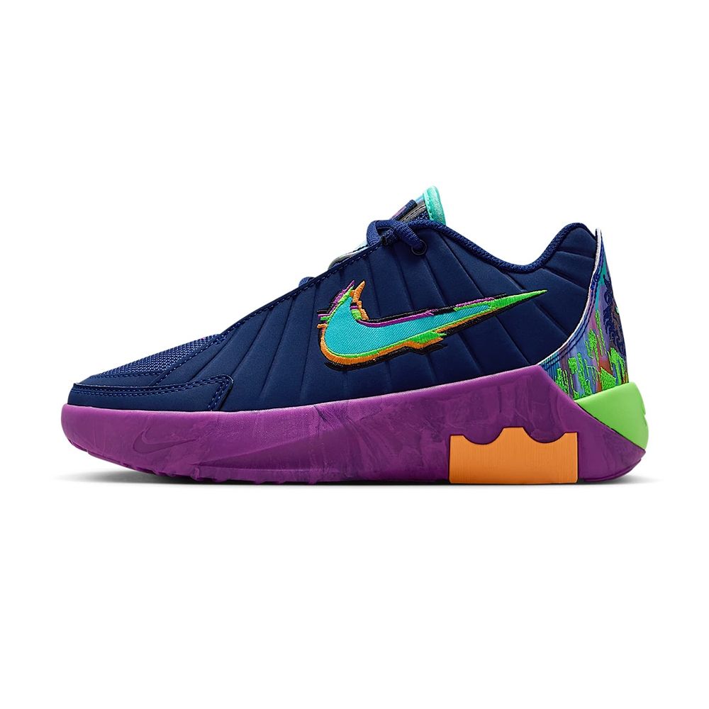 Nike Lebron Witness Ix Kc GS 大童藍紫色緩震運動籃球鞋HV2269-400