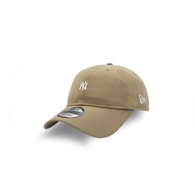 NEW ERA 男女 9TWENTY MINI LOGO 洋基 駝/白 NE70468908