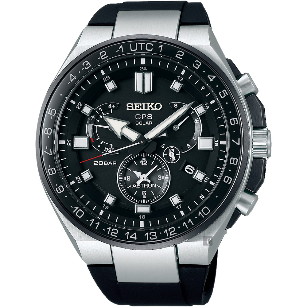 SEIKO精工ASTRON 8X53 雙時區鈦GPS衛星定位手錶(SSE169J1) | Astron