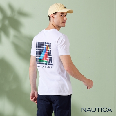 Nautica立體馬賽克帆船圖騰短T